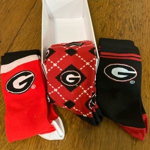 University of Georgia Strideline set of 3 socks NCAA gear